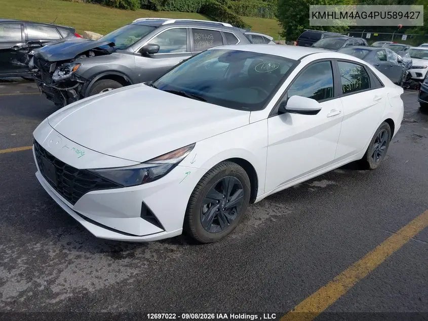 2023 HYUNDAI ELANTRA VIN KMHLM4AG4PU589427 — фото 2