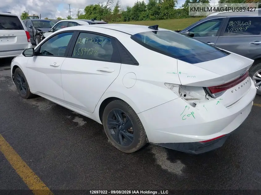 2023 HYUNDAI ELANTRA VIN KMHLM4AG4PU589427 — фото 3