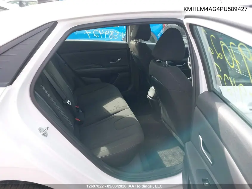2023 HYUNDAI ELANTRA VIN KMHLM4AG4PU589427 — фото 8