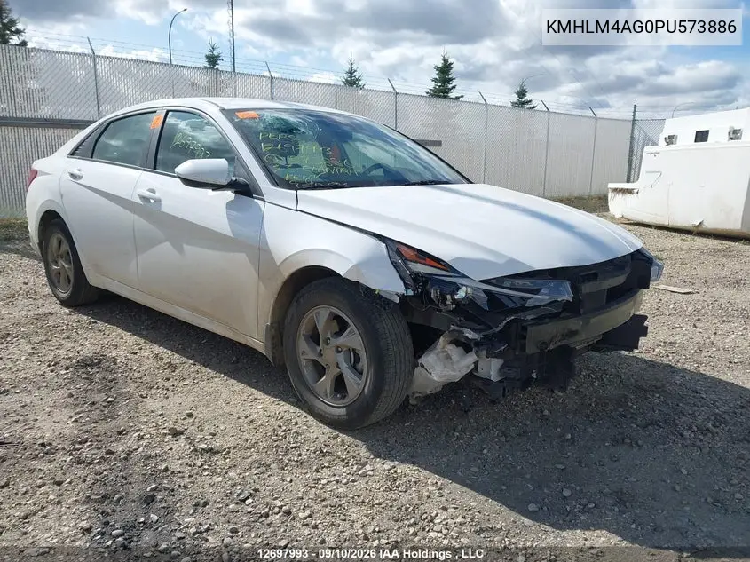 HYUNDAI ELANTRA 2023, VIN KMHLM4AG0PU573886