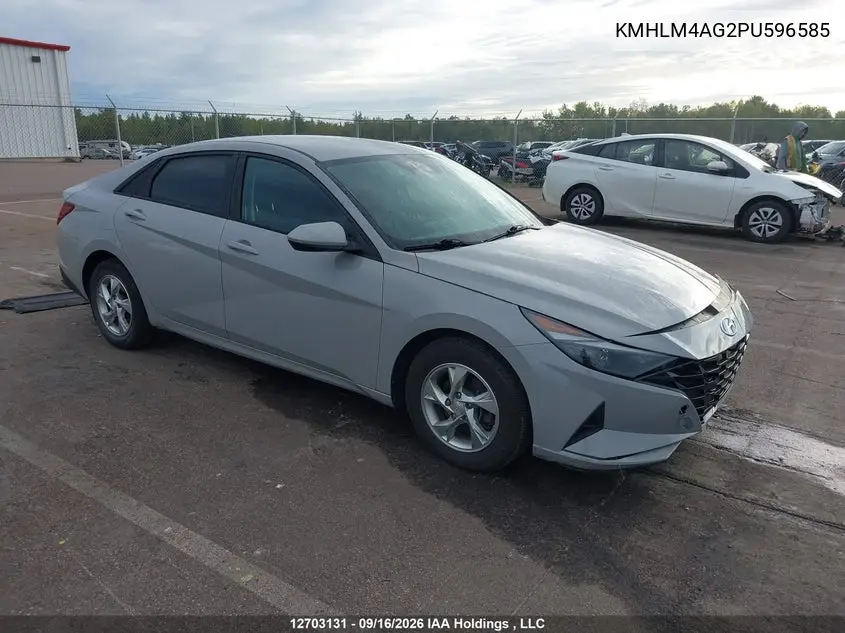 HYUNDAI ELANTRA 2023, VIN KMHLM4AG2PU596585