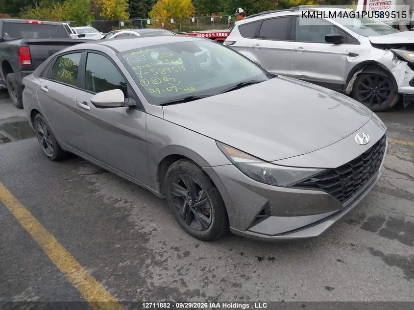 HYUNDAI ELANTRA 2023, VIN KMHLM4AG1PU589515