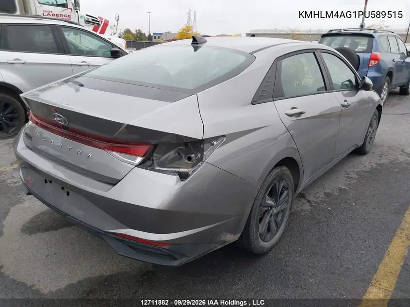 2023 HYUNDAI ELANTRA VIN KMHLM4AG1PU589515 — фото 4