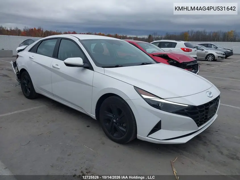 HYUNDAI ELANTRA 2023, VIN KMHLM4AG4PU531642