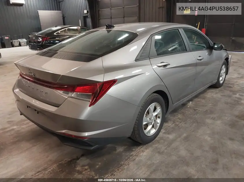 2023 HYUNDAI ELANTRA VIN KMHLL4AG4PU538657 — фото 4