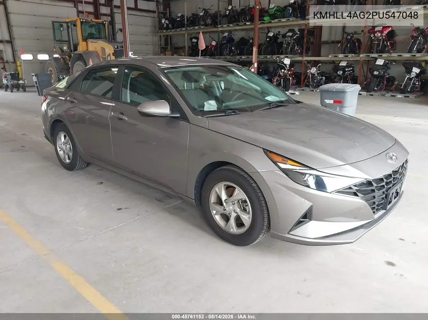 HYUNDAI ELANTRA 2023, VIN KMHLL4AG2PU547048