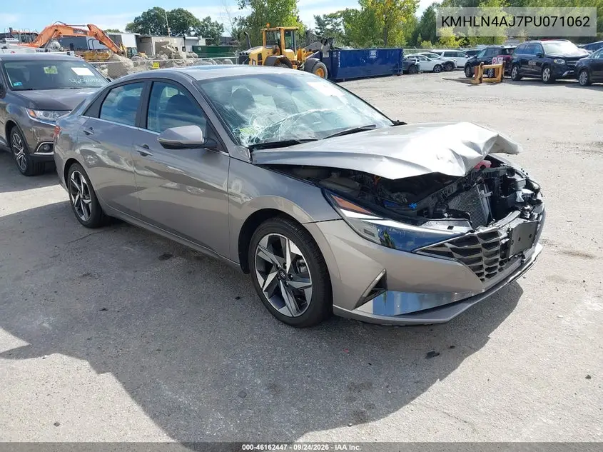 HYUNDAI ELANTRA 2023, VIN KMHLN4AJ7PU071062