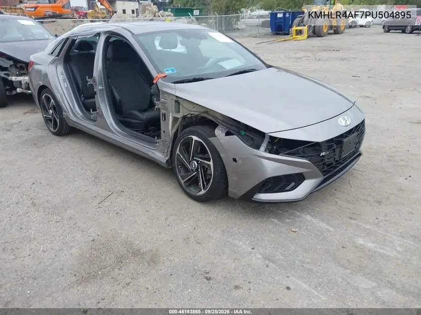 HYUNDAI ELANTRA 2023, VIN KMHLR4AF7PU504895