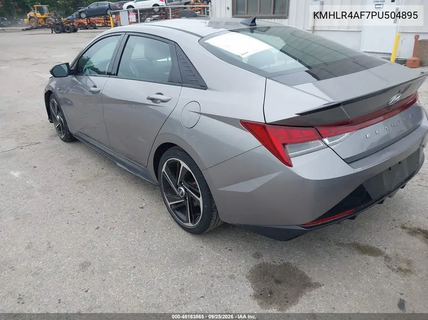 2023 HYUNDAI ELANTRA VIN KMHLR4AF7PU504895 — фото 3