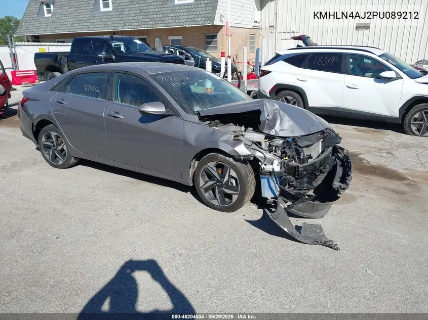 HYUNDAI ELANTRA 2023, VIN KMHLN4AJ2PU089212