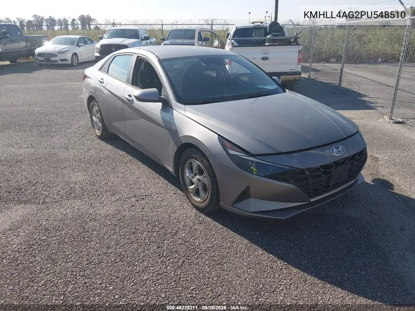 HYUNDAI ELANTRA 2023, VIN KMHLL4AG2PU548510