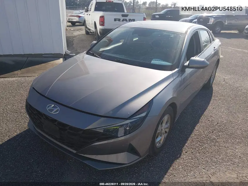 2023 HYUNDAI ELANTRA VIN KMHLL4AG2PU548510 — фото 2
