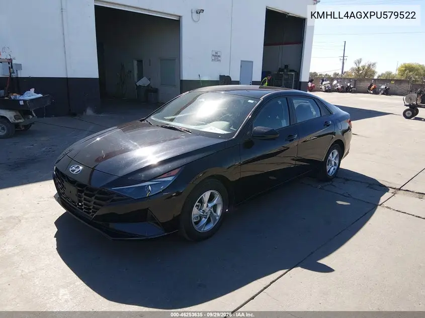 2023 HYUNDAI ELANTRA VIN KMHLL4AGXPU579522 — фото 2