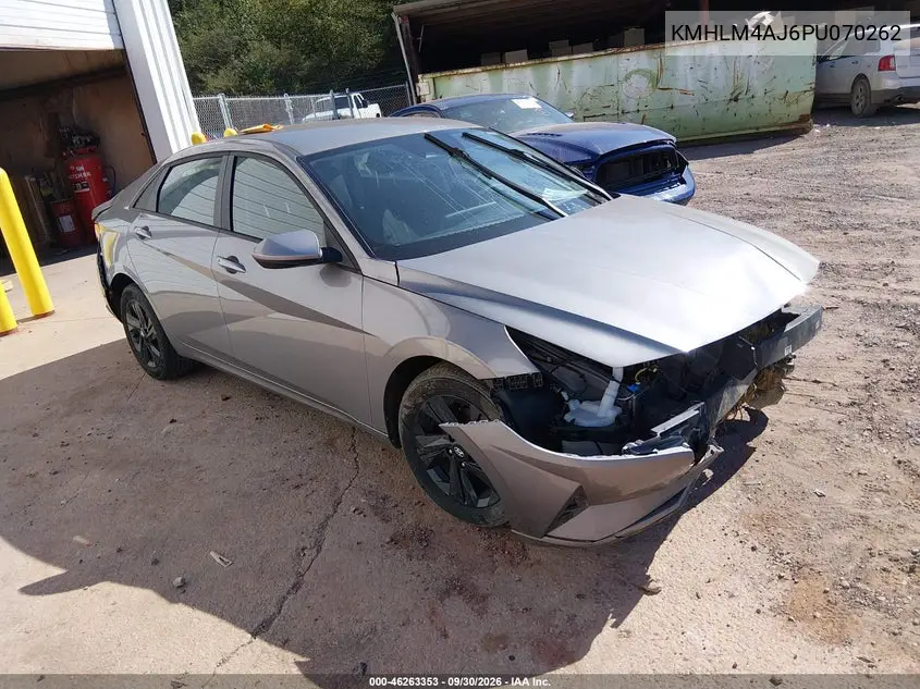 HYUNDAI ELANTRA 2023, VIN KMHLM4AJ6PU070262