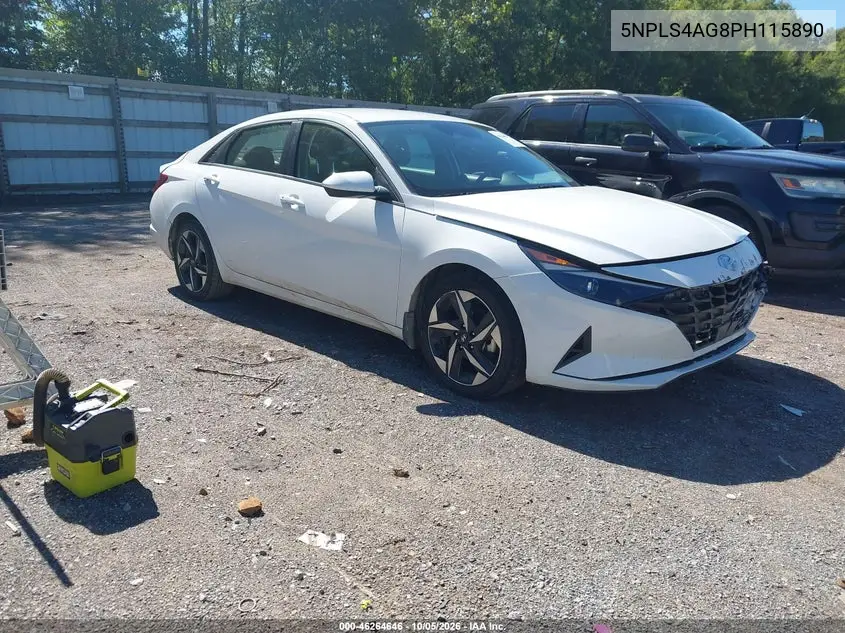 HYUNDAI ELANTRA 2023, VIN 5NPLS4AG8PH115890