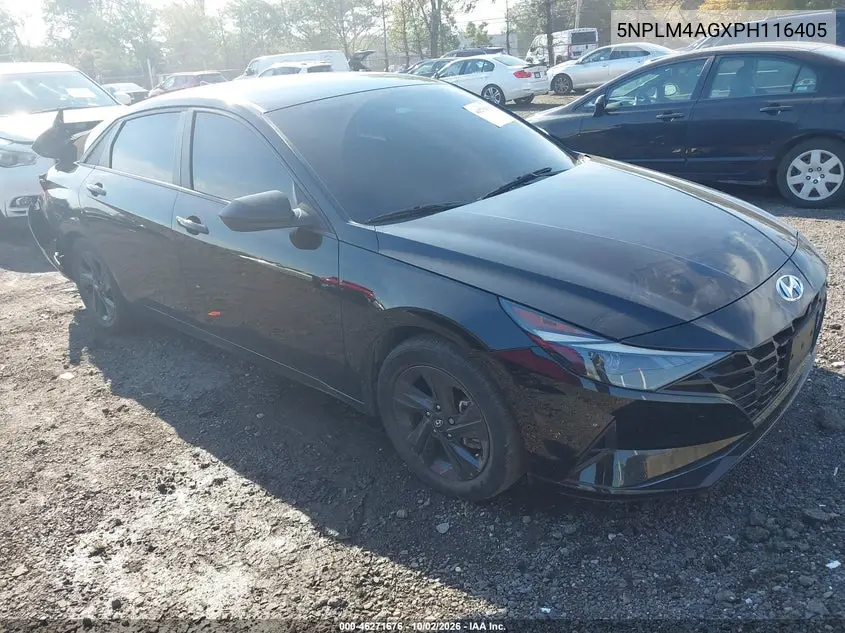 HYUNDAI ELANTRA 2023, VIN 5NPLM4AGXPH116405