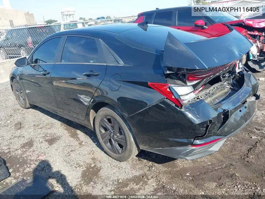 2023 HYUNDAI ELANTRA VIN 5NPLM4AGXPH116405 — фото 3