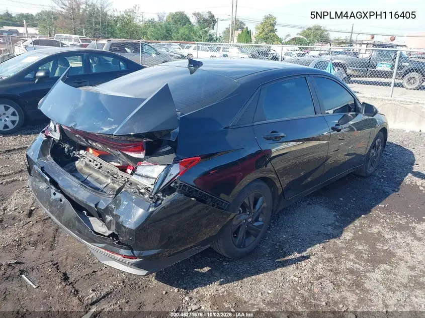 2023 HYUNDAI ELANTRA VIN 5NPLM4AGXPH116405 — фото 4