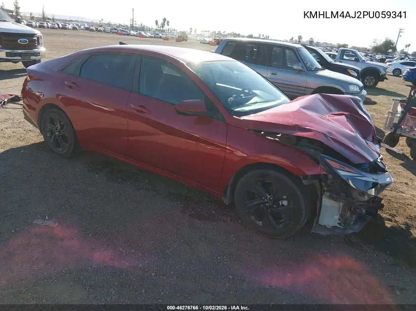 HYUNDAI ELANTRA 2023, VIN KMHLM4AJ2PU059341