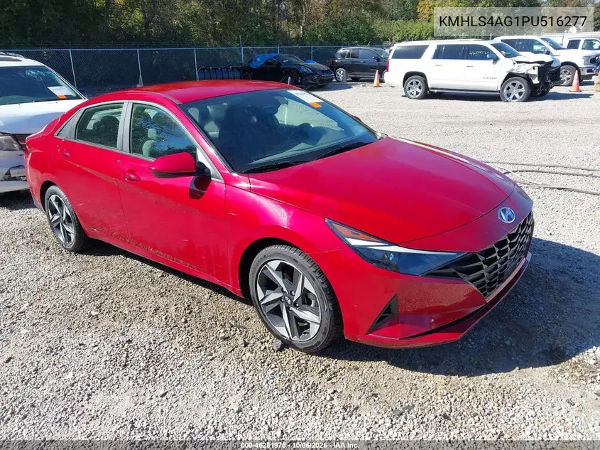 HYUNDAI ELANTRA 2023, VIN KMHLS4AG1PU516277
