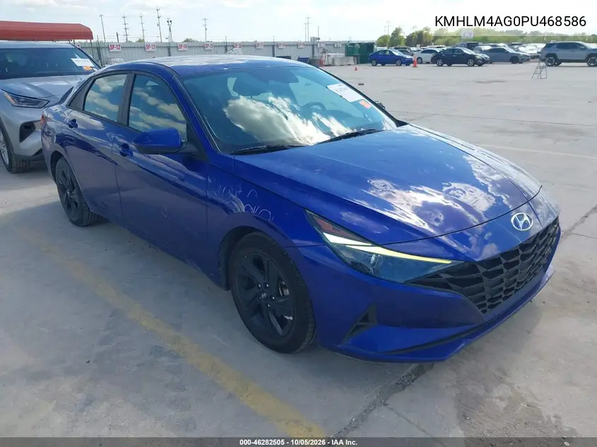 HYUNDAI ELANTRA 2023, VIN KMHLM4AG0PU468586