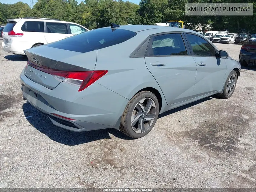 2023 HYUNDAI ELANTRA VIN KMHLS4AG1PU403655 — фото 4