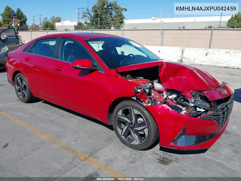 HYUNDAI ELANTRA 2023, VIN KMHLN4AJXPU042459