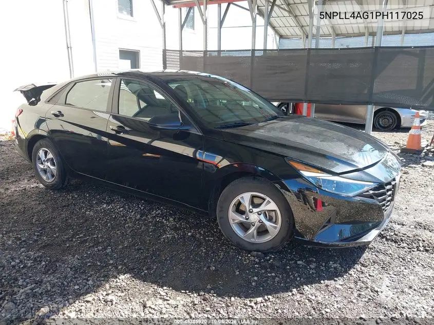 HYUNDAI ELANTRA 2023, VIN 5NPLL4AG1PH117025