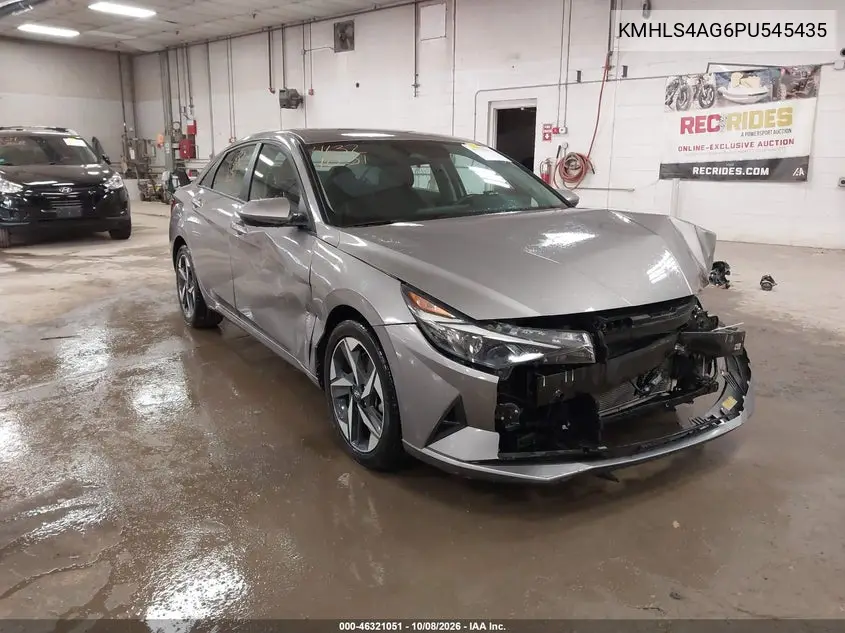 HYUNDAI ELANTRA 2023, VIN KMHLS4AG6PU545435