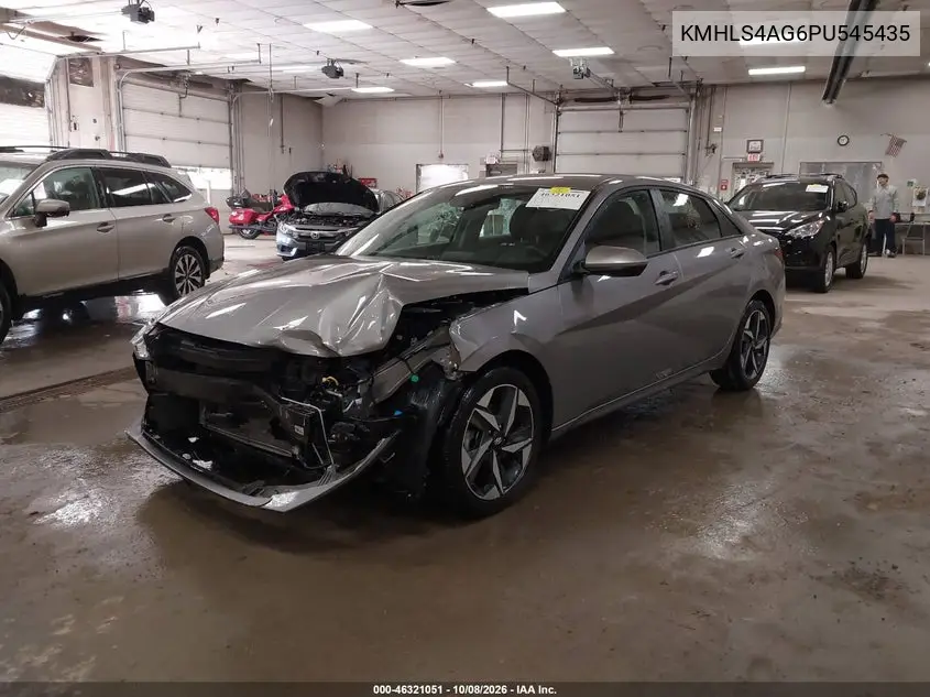 2023 HYUNDAI ELANTRA VIN KMHLS4AG6PU545435 — фото 2