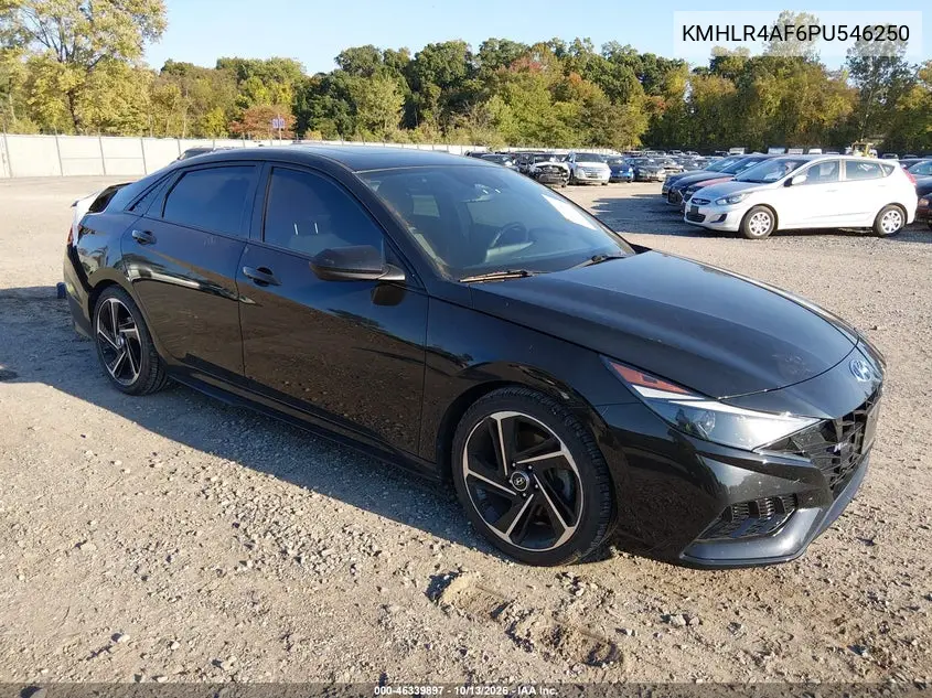 HYUNDAI ELANTRA 2023, VIN KMHLR4AF6PU546250