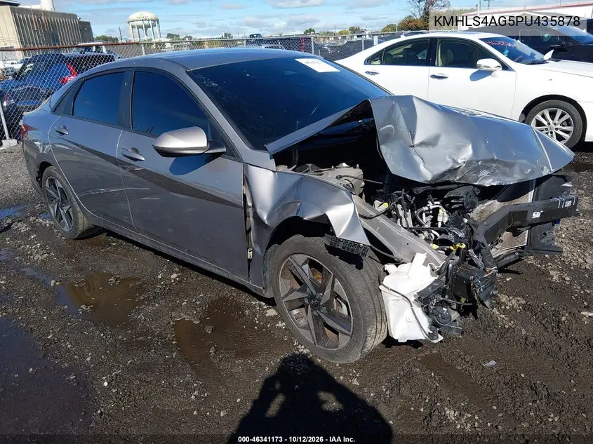 HYUNDAI ELANTRA 2023, VIN KMHLS4AG5PU435878
