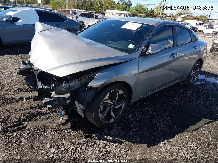 2023 HYUNDAI ELANTRA VIN KMHLS4AG5PU435878 — фото 2