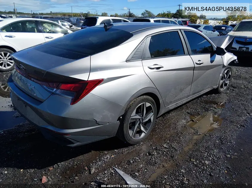 2023 HYUNDAI ELANTRA VIN KMHLS4AG5PU435878 — фото 4