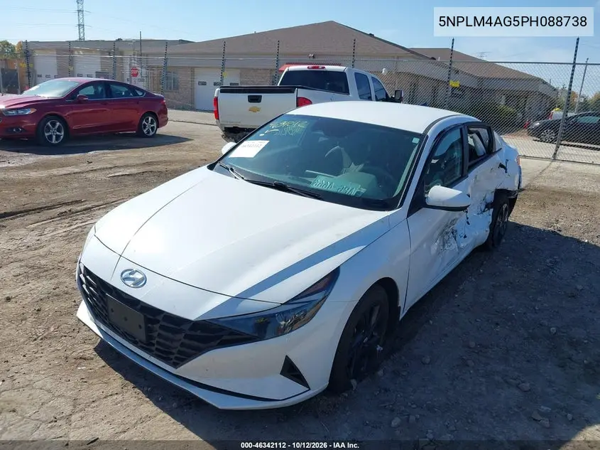 2023 HYUNDAI ELANTRA VIN 5NPLM4AG5PH088738 — фото 2
