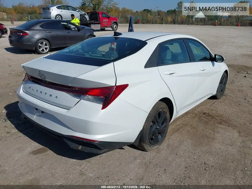 2023 HYUNDAI ELANTRA VIN 5NPLM4AG5PH088738 — фото 4