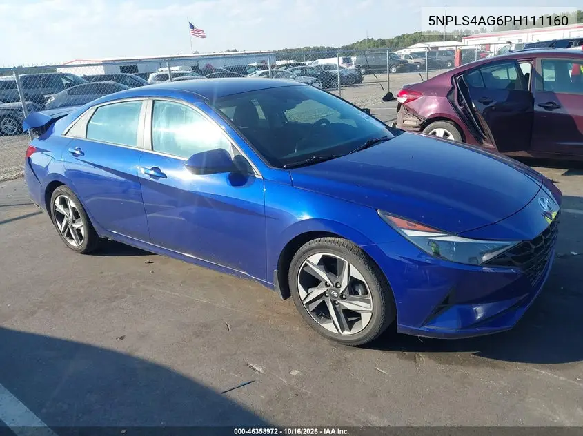 HYUNDAI ELANTRA 2023, VIN 5NPLS4AG6PH111160