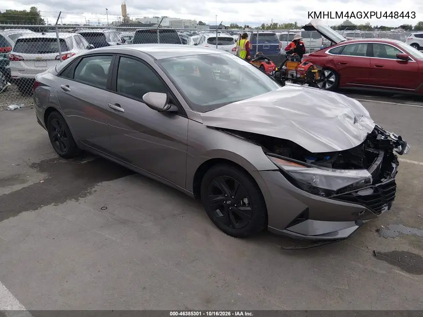 HYUNDAI ELANTRA 2023, VIN KMHLM4AGXPU448443