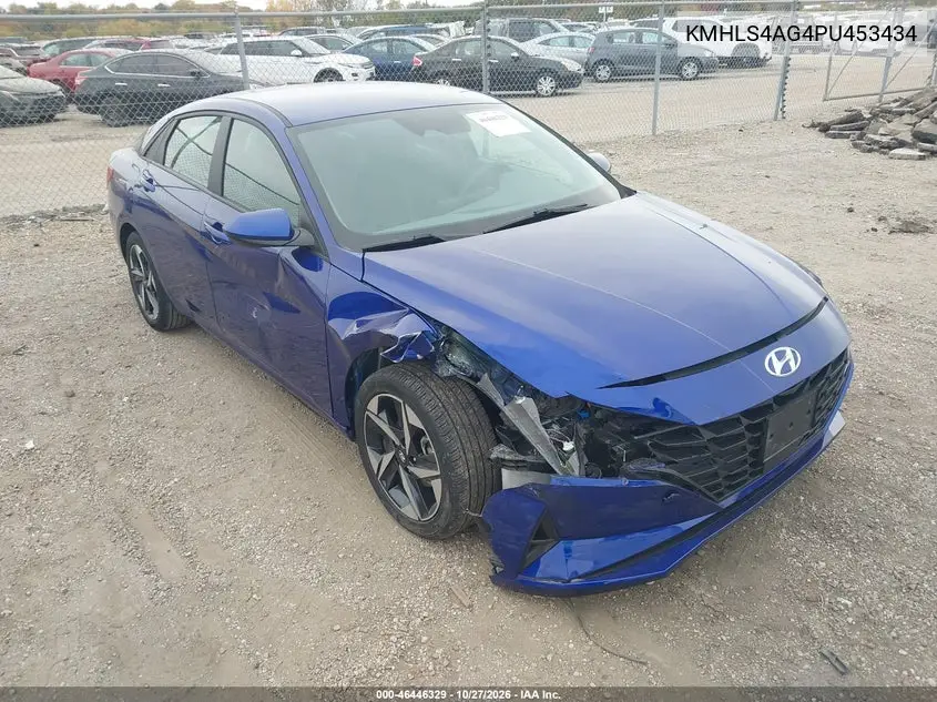 HYUNDAI ELANTRA 2023, VIN KMHLS4AG4PU453434