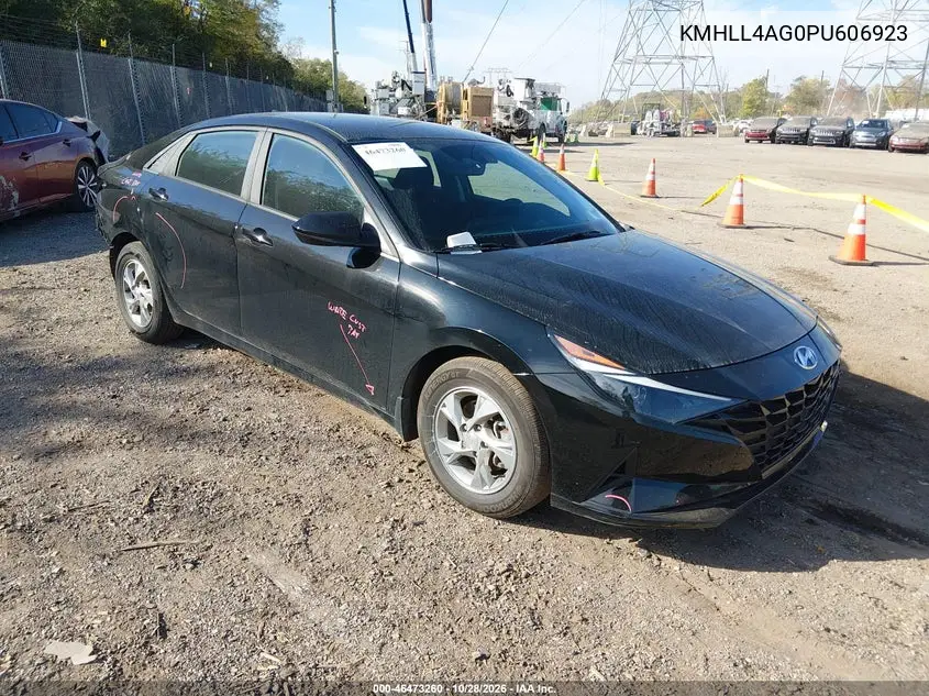 HYUNDAI ELANTRA 2023, VIN KMHLL4AG0PU606923