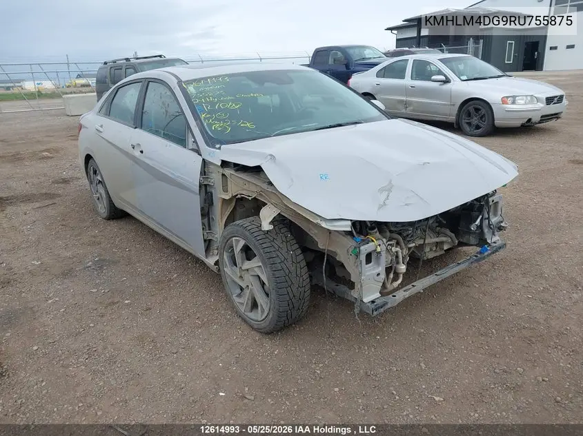 HYUNDAI ELANTRA 2024, VIN KMHLM4DG9RU755875