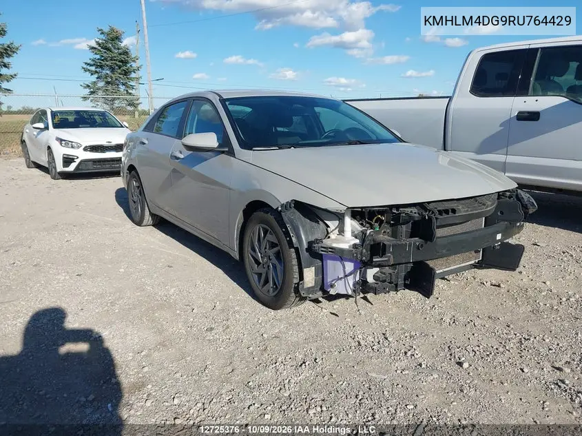 HYUNDAI ELANTRA 2024, VIN KMHLM4DG9RU764429