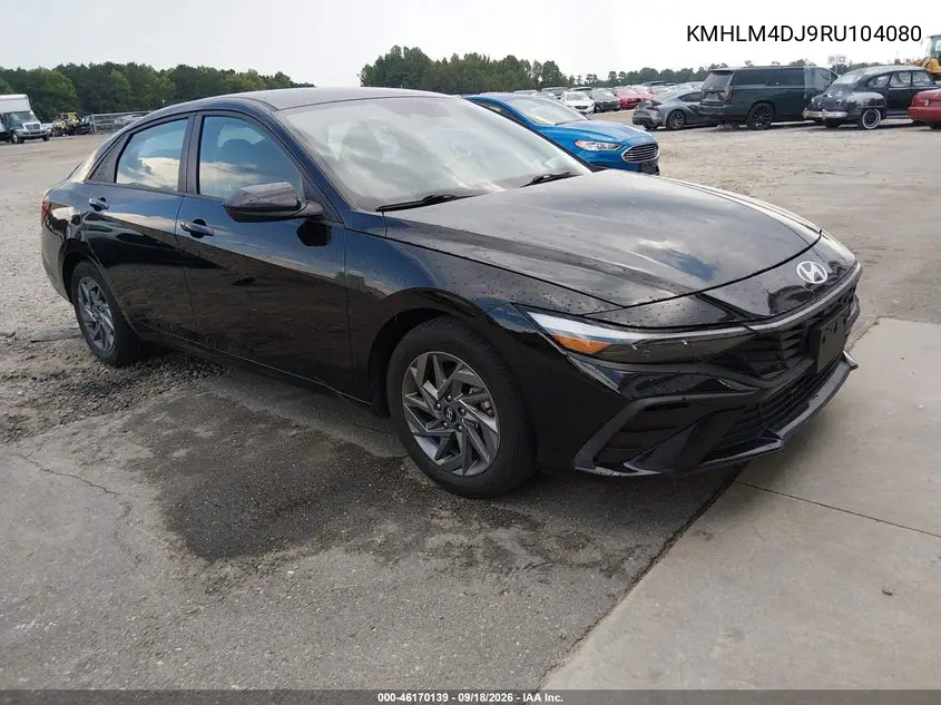 HYUNDAI ELANTRA 2024, VIN KMHLM4DJ9RU104080