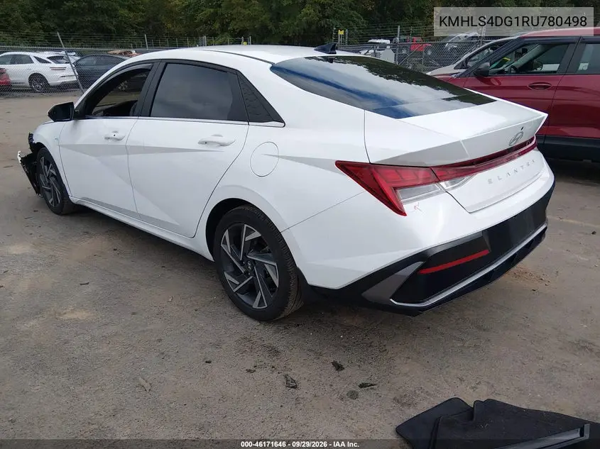 2024 HYUNDAI ELANTRA VIN KMHLS4DG1RU780498 — фото 3