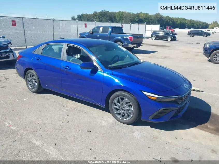 HYUNDAI ELANTRA 2024, VIN KMHLM4DG4RU811446