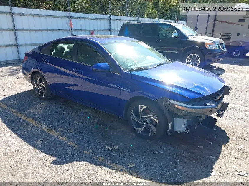 HYUNDAI ELANTRA 2024, VIN KMHLS4DG2RU696657