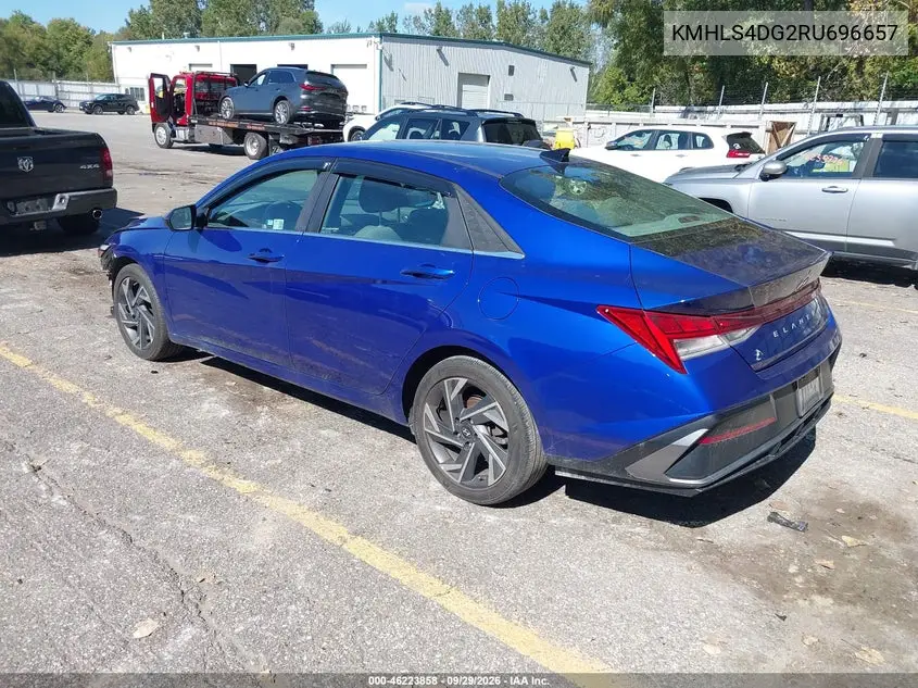 2024 HYUNDAI ELANTRA VIN KMHLS4DG2RU696657 — фото 3