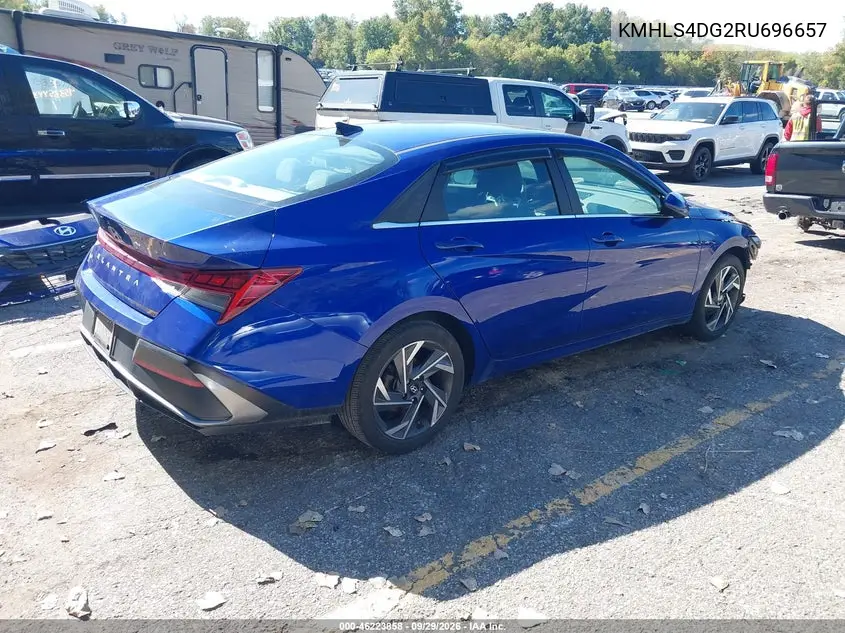 2024 HYUNDAI ELANTRA VIN KMHLS4DG2RU696657 — фото 4