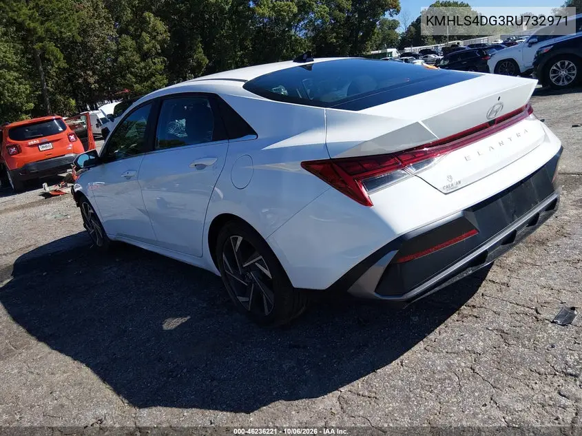 2024 HYUNDAI ELANTRA VIN KMHLS4DG3RU732971 — фото 3