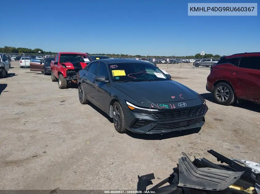 HYUNDAI ELANTRA 2024, VIN KMHLP4DG9RU660367